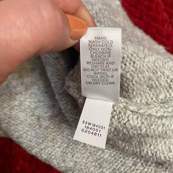 J JILL boxy oversized floral print knit crew neck size medium - Picture 11 of 11